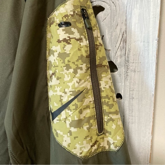 Nike NFL Salute To Service Arizona Cardinals Army Green 3/4 Zip Jacket NWOT - Picture 4 of 7